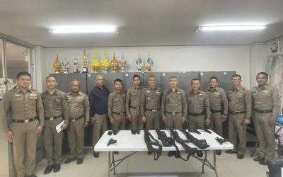 ตรวจอาวุธปืนของทางราชการที่ข้าราชตำรวจ สภ.หนองวัวซอ ประจำเดือน ต.ค.67