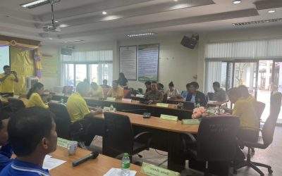 รอง ผกก.ป.ฯ ร่วมประชุมคณะกรรมการแก้ไขปัญหา ปรับปรุงและพัฒนาตลาดสดเทศบาลตำบลหนองวัวซอ