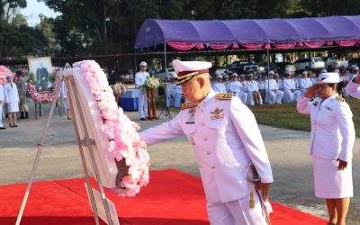ร่วมพิธีวางพวงมาลา เนื่องในวันปิยมหาราช