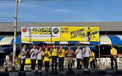 อำนวยความสะดวกด้านการจราจร ในการแข่งขันจักรยานทางไกลระดับโลก (L‘E TAPE THAILAND BY TOUR DE FRANCE UDONTHANI)
