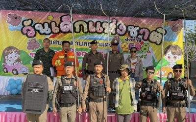 สภ.หนองวัวซอ ร่วมกิจกรรมงานวันเด็กประจำปี 2568