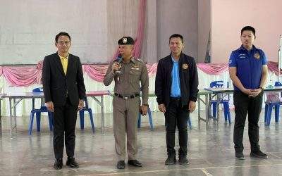 สภ.หนองวัวซอ เข้าร่วมกิจกรรมโครงการสถานศึกษาสีขาวปลอดยาเสพติดและอบายมุข