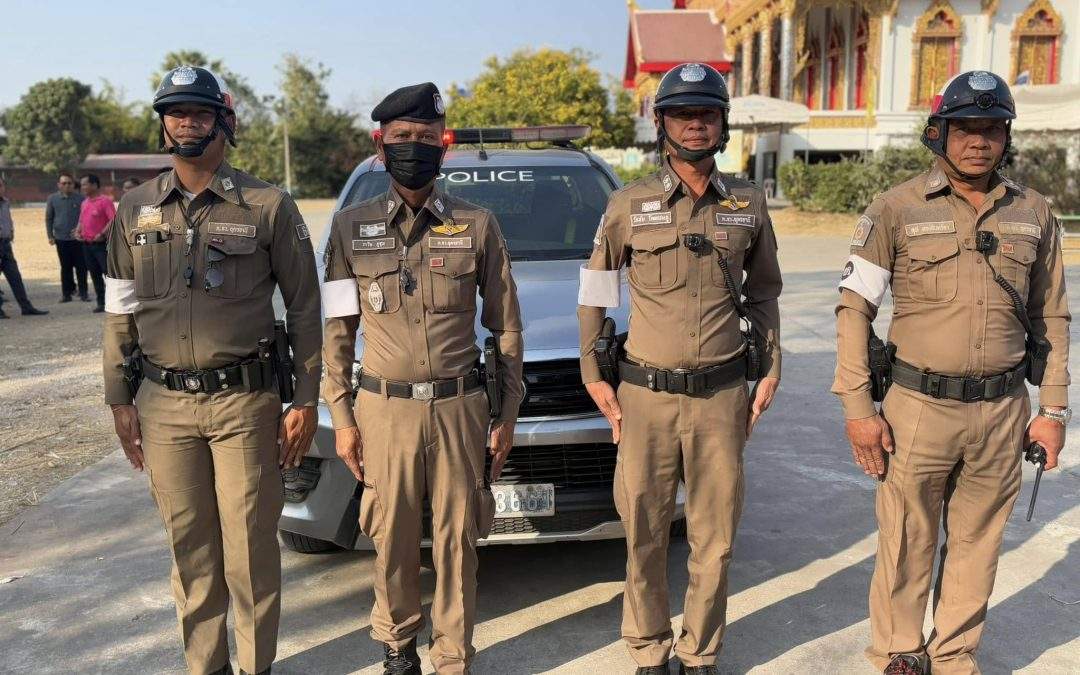 อำนวยความสะดวกด้านการจราจร ขบวนเดินรณรงค์ ประชาสัมพันธ์ให้ผู้มีสิทธิ์เลือกตั้งออกไปใช้สิทธิ์