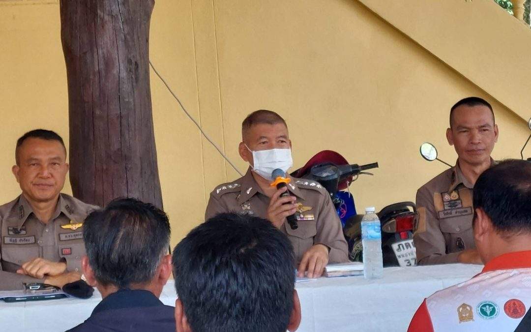 พบปะแกนนำหมู่บ้าน ประชาสัมพันธ์โครงการตำบลยั่งยืน 2568