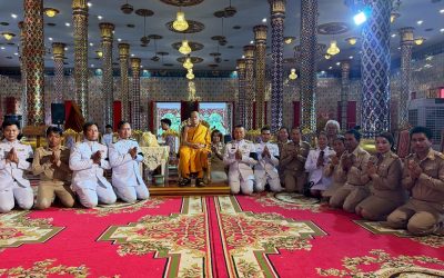 ร่วมพิธีบำเพ็ญกุศล เพื่ออุทิศถวายพระราชกุศลแด่ สมเด็จพระนางเจ้าสิริกิติ์ พระบรมราชินีนาถ พระบรมราชชนนีพันปีหลวง เสด็จสวรรคตครบสัตตมวาร (๗ วัน)