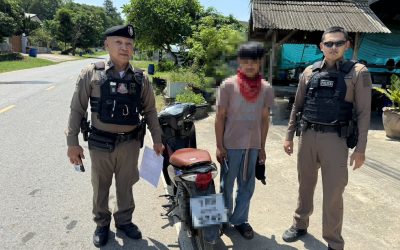 สายตรวจรถยนต์ ตรวจยึดรถจักรยานยนต์ดัดแปลงสภาพฯ 1 คัน