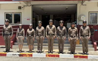 สภ.หนองวัวซอ รับการตรวจประเมินโครงการบ้านพักน่าอยู่