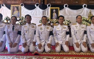 ร่วมพิธีบำเพ็ญกุศล ในวาระครบ๑๕ วัน (ปัณรสมวาร)